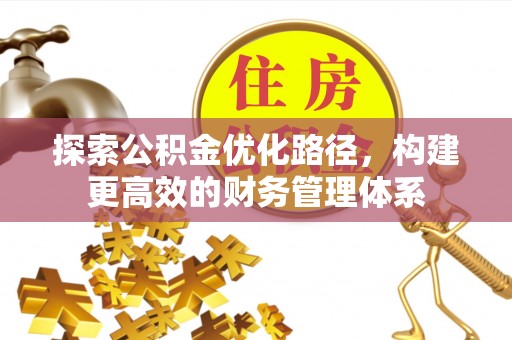 大英探索公积金优化路径，构建更高效的财务管理体系